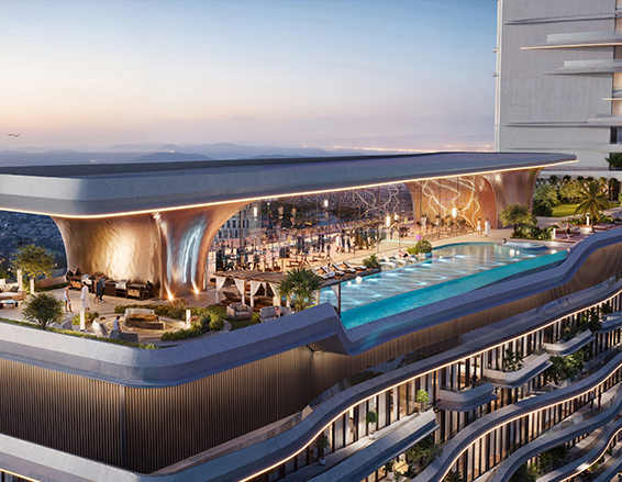 One Sky Park – rooftop infinity pool met skylinezicht