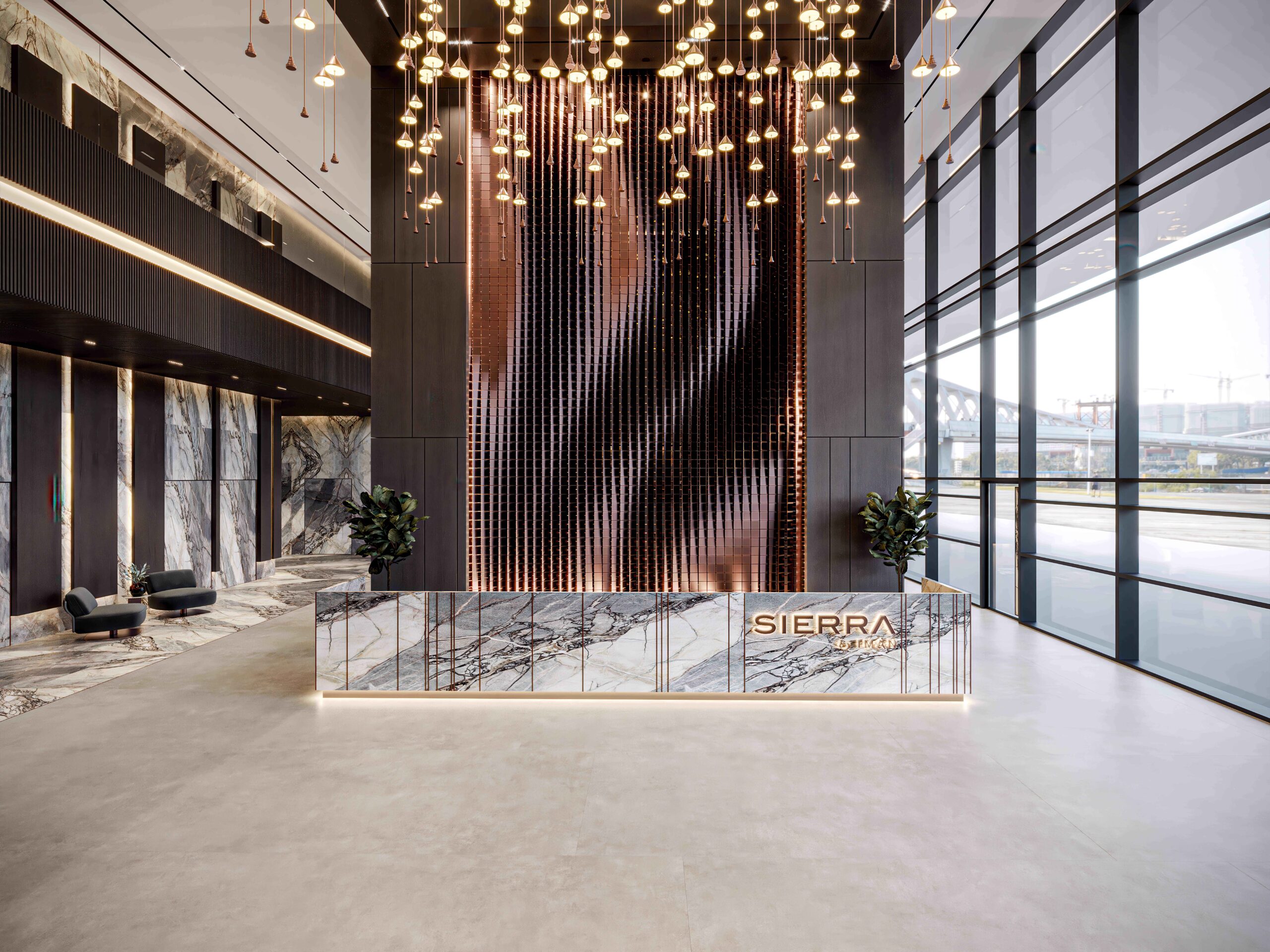 Sierra Dubai – dubbele-hoogte lobby